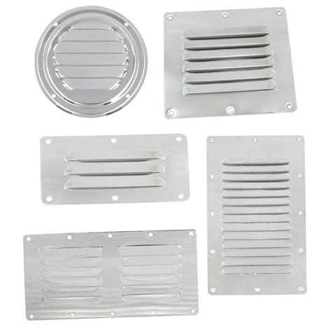 4 x 4.5 round stainless steel enclosure louver|enclosure louvers for sale.